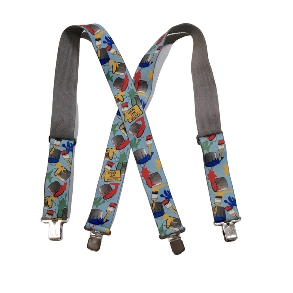 Caution Wet Paint Suspenders